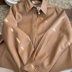 Babaton Pelli Hip shirt jacket! Vegan leather brand new!
